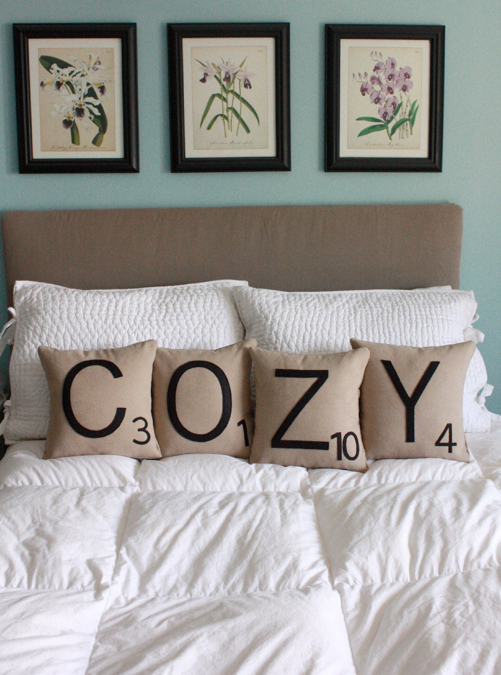 COZY Letter Pillows - CASES ONLY