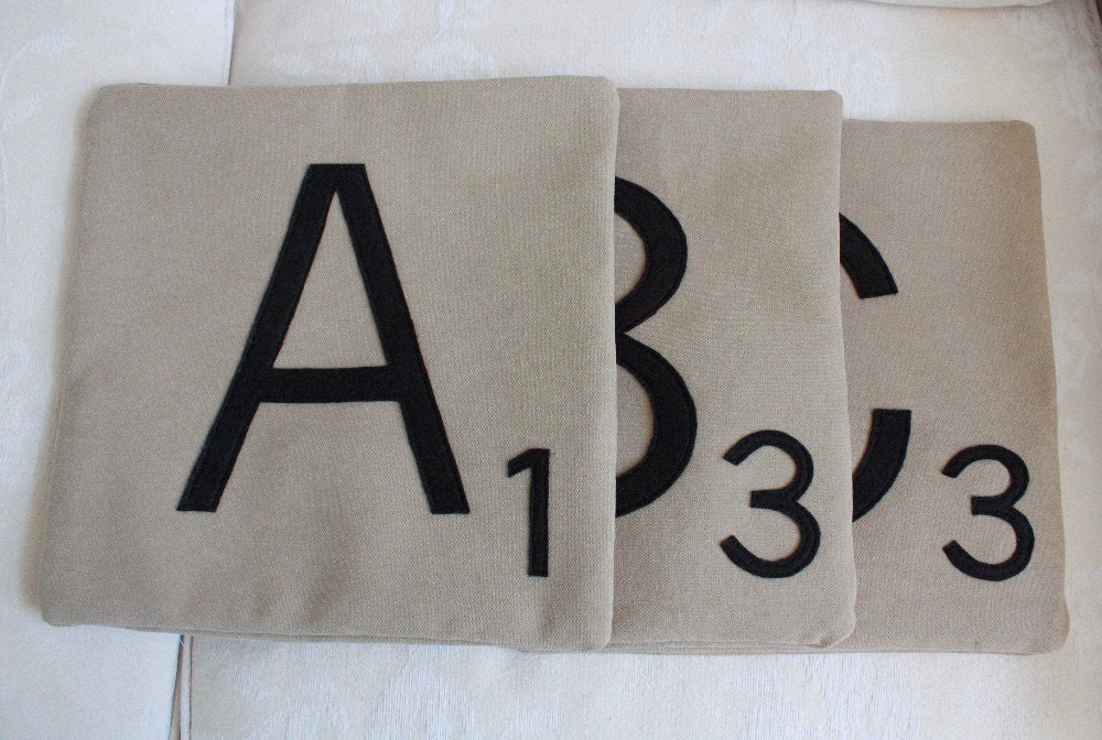 NAP Letter Pillows - CASES ONLY