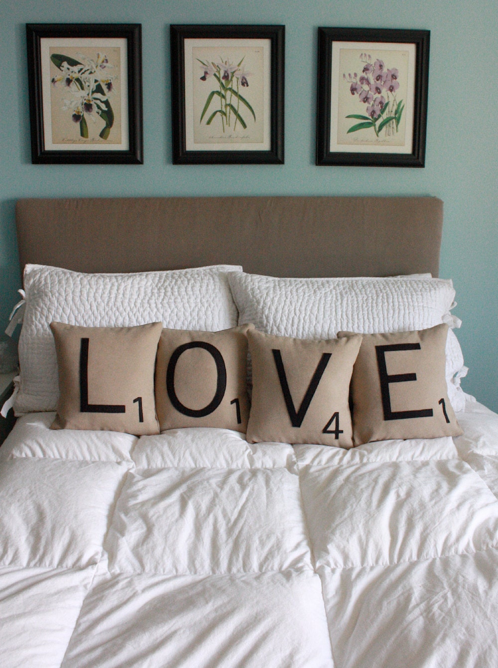 LOVE Letter Pillows - Inserts Included