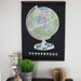 Chalk-By-Number Globe Chalkboard
