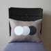 Ombre Trio Pillow - Black Licorice