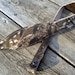 Breakup Camo Rifle Sling Leather Padded