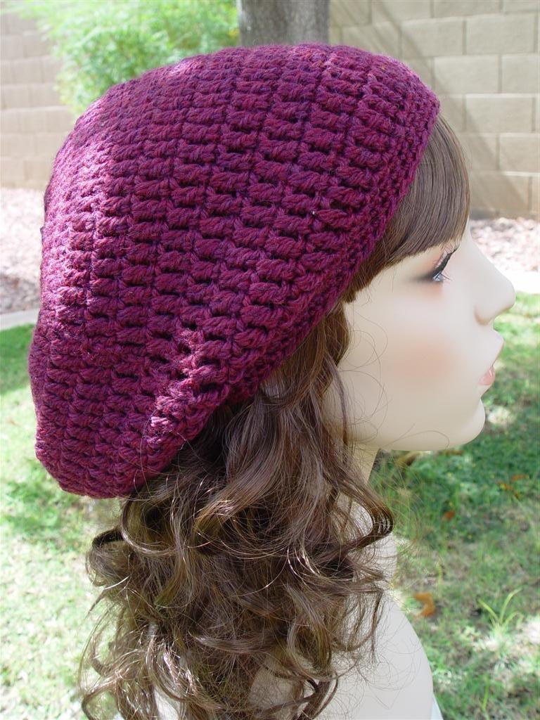 Pdf Crochet Pattern Simple Slouch Beanie By Unravelme On Etsy