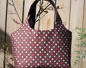 Ice Cream Dots Mini Sac Shopping Craft Gathering Tote