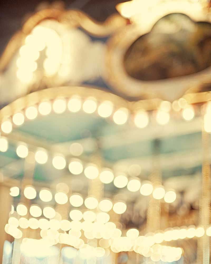 Carousel photography nursery decor shabby chic wall art fine art teal photograph carnival print - 8x10