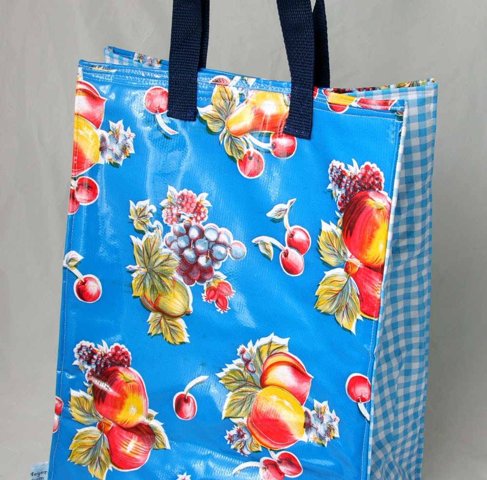 Insulated Picnic Bag - Oilcloth