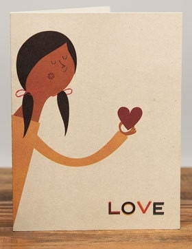 Love in White Card