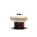 Riveted Beach Stone - Genuine Drilled Pebble - Lake Rock Wheel Donut Jewelry Bead - "Purity" by StoneMe
