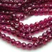 Magenta 8mm Firepolish Faceted Round Beads 25