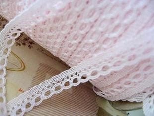 2M Dainty Japanese Pink Scalloped Trim