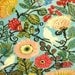 Birds Bohemian Cottage Style Flowers Art Print - 11 x 14 by Karen Fields