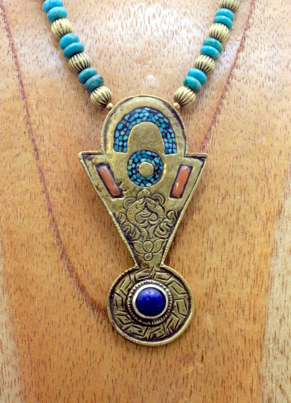 Nepalese Amulet with Lapis Lazuli