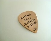 Personalized Copper Guitar Pick