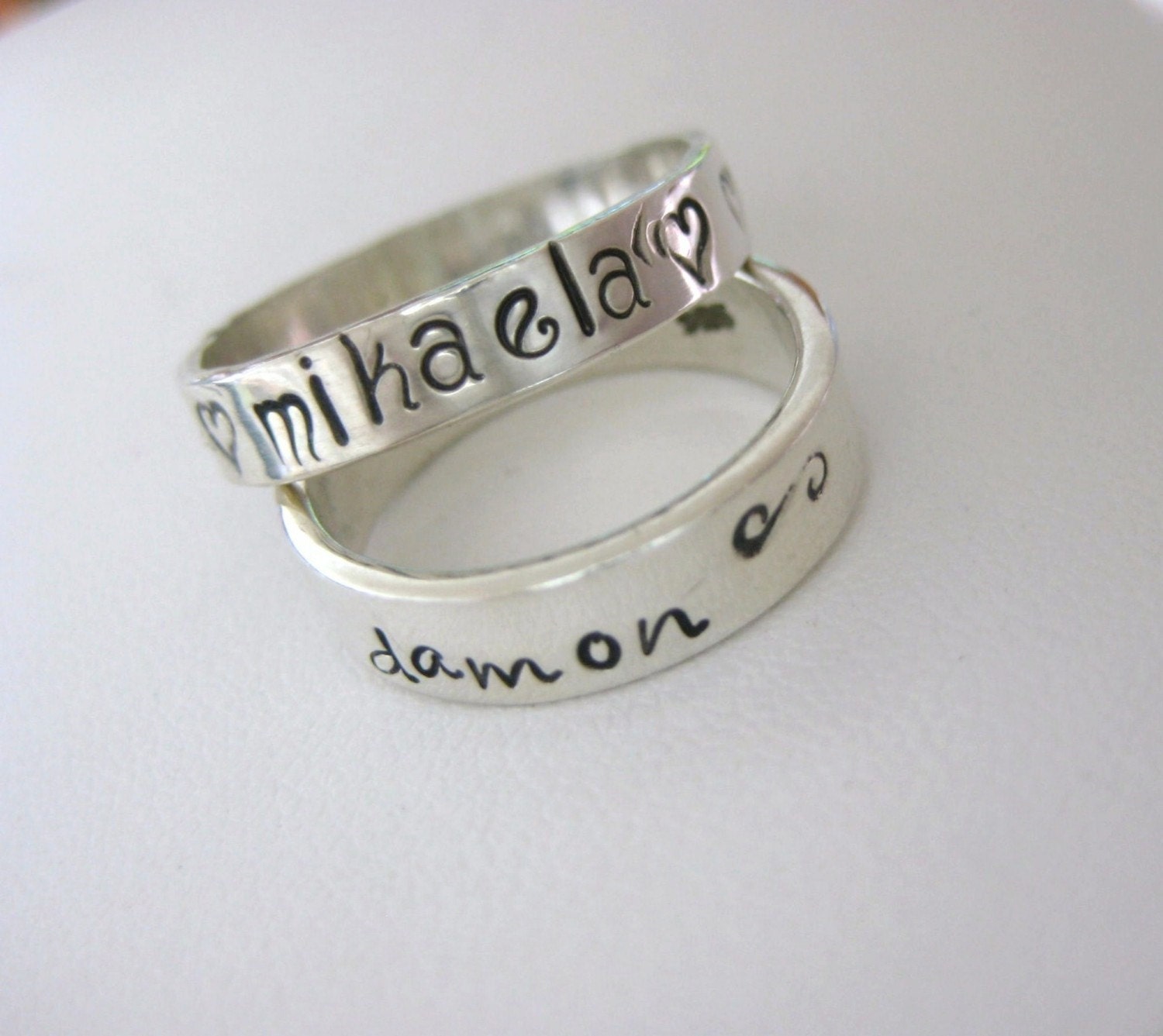 Personalized Sterling Silver Ring