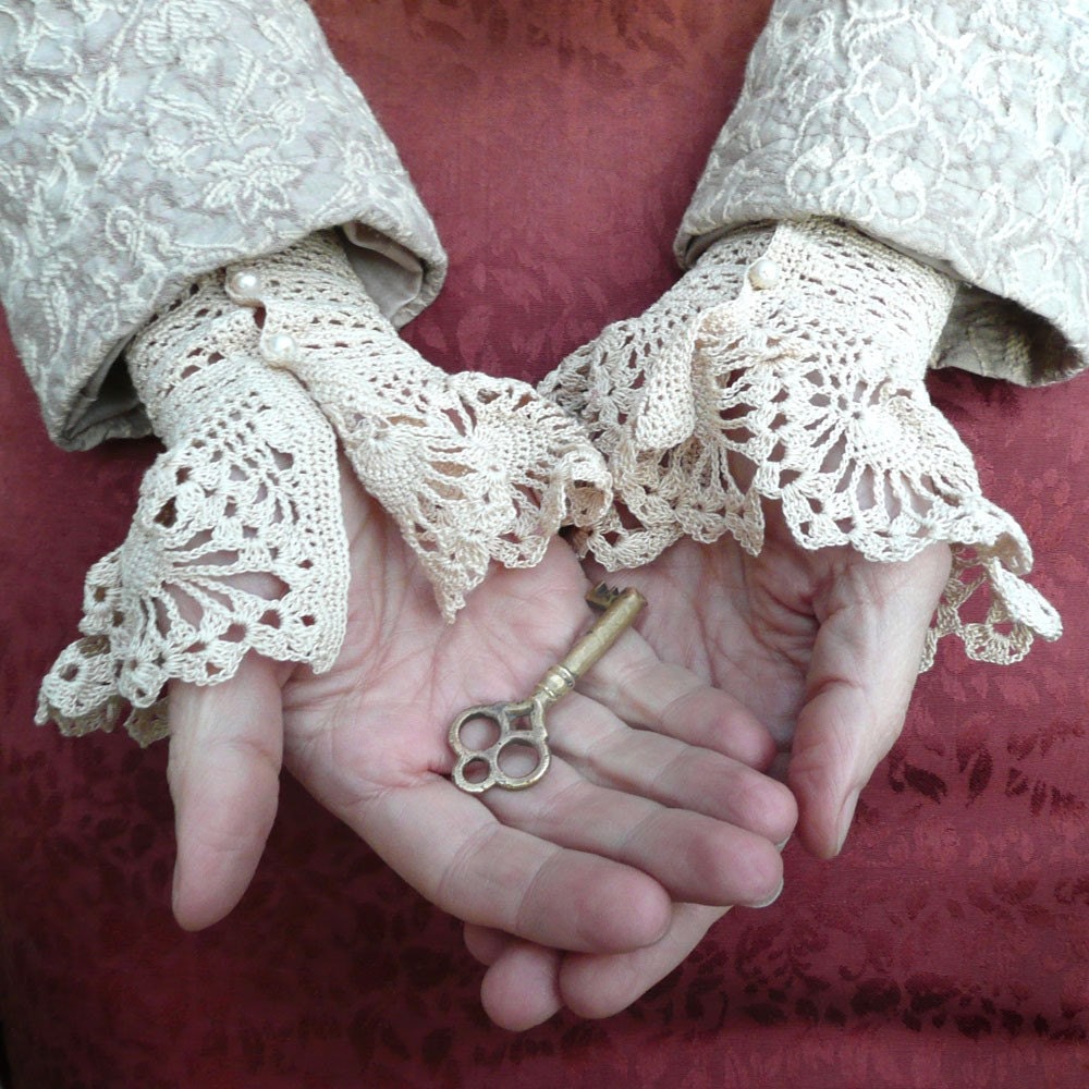 Romantic Crochet Cuffs