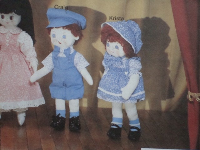 Krista 20 inch / 50cm Doll and Clothing Pattern Chatelaine Crafts Exclusive Uncut