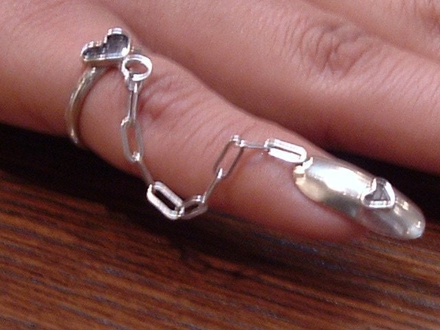 20% off coupon code SUMMERSALE Slave Nail Ring