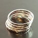20% off coupon code SUMMERSALE Four Small Stacking Rings