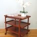 Mid Century DANISH MODERN Teak Serving Bar Cart