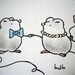 Sweet little mice (No 52) - Original Miniature Painting by bdbworld on Etsy - ACEO