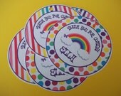Set of 12 Rainbow party Favor Tags Il_170x135