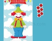 Carnival Circus Party Game Pin the Nose on the Clown Il_170x135