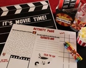 Set of 12 Movie Night Party Activity Placemats Il_170x135
