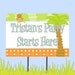 18"x12" Safari Party Lawn Sign