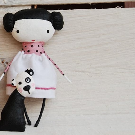 Little Doll with dogs