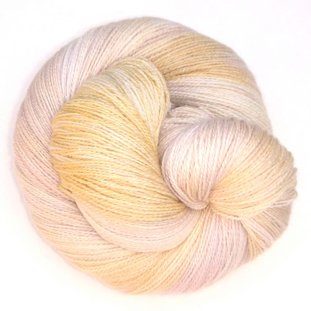 Glimmer Lace SW Merino and Silk Yarn - Antique Rose, 870 yards