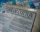 Quilters Dream Natural Cotton Batting King Size 122"x122"