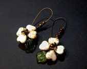 Dogwood Blossom Earrings .... 1 pair or a dozen can be customized