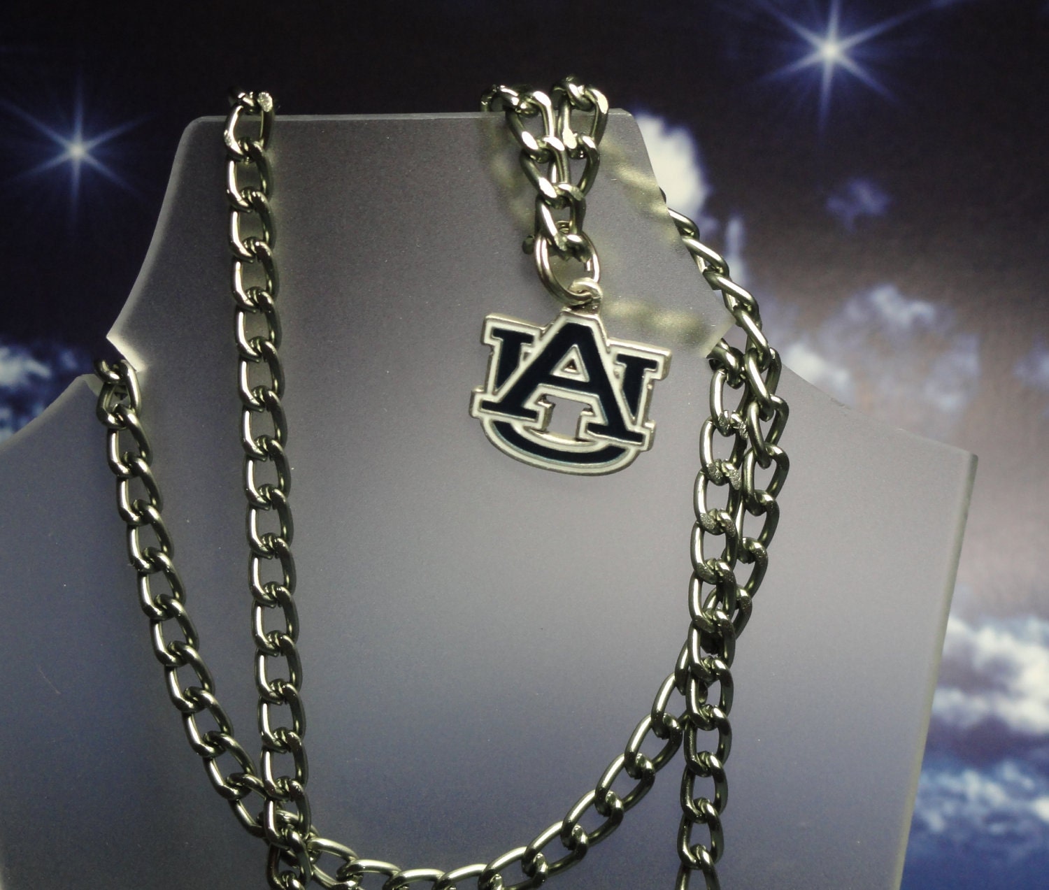 Auburn Tigers Necklace or Rear View Mirror Charm
