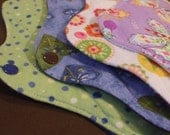 CUSTOM Starter Set - Cloth Menstrual Pad and Liners - 4 heavy flow, and 4 liners in your choice of fabrics