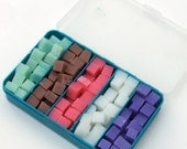 The MINI - a small sampler of all natural Soap Bit Wipe Solution Cubes - Choose your own scents