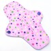 SALE - ULTRATHIN Pantyliner 8 Inch WeeEssentials Mini Pad with wings for Every Day - Pink Polka Dots