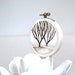 embroidery hoop art landscape tree original art