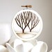 embroidery hoop art landscape tree original art