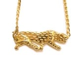 Golden Panther Necklace