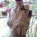 paris flapper vintage lace top shirt tank top blouse summer white heather gray