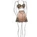 Vintage Pauline Matching Lace Bra and Tap Panties Sewing Pattern PDF Printable Copy 34 Bust, 28 Waist