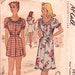 Vintage Sewing Pattern Rare 1940's Misses Dress and Playsuit 30" Bust McCall 5650