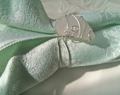 Alfresco - Set of 4 Sea Glass Napkin Rings