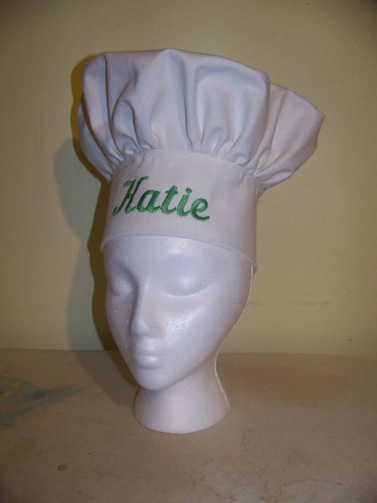 Personalized Handmade Chef Hat 22 inches