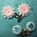 2 Sets of Very Cute Blush and Sky Hair Clips