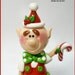 NEW Handmade Scuplted Polymer Clay Elf Figure or Cake Topper