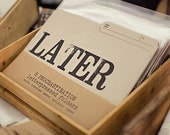 Procrastination: letterpress folders (5)