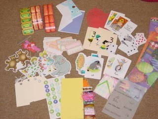 HALF PRICE SALE / A pound of papers /  card stock and ephemera / altered art / collage supplies / enough for hundreds of projects