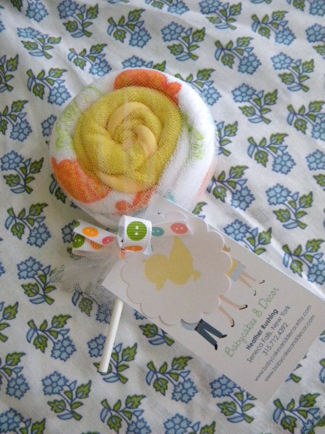 Wash Cloth Stick Lollipop