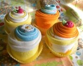 Unisex Wash Cloth Cupcakes